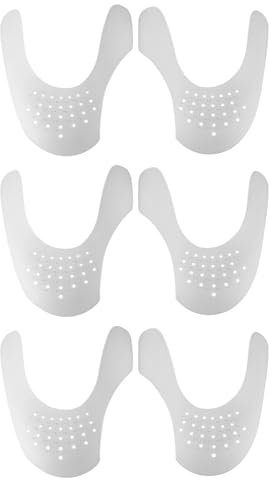 Newaner 3 Paar Anti Falten Schuhe Schutz, Verhindern Turnschuhe Schuhe Falte Vertiefung, Gegen Schuhknicke, Zehe Box Schilde, Schuhfaltenverhinderer für Herren Größe EU(35-39)