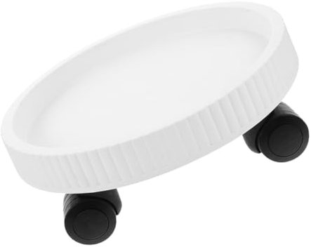 Sosoport Runder Pflanzenroller Mit Rädern Mobiler Blumentopfuntersetzer Für Schwere Pflanzen Blumenkübel Und Vasen Stabil Und Kratzfrei Für Innen Und Außenbereich