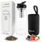 Airdd Glass Water Bottle 32oz with Stainless Tea Infuser, BPA-Free, Wide Mouth, Protective Sleeve, Eco-Friendly Borosilicate Glass