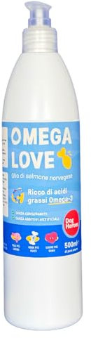 Dog Heroes - Olio di Salmone 100% Naturale - Integratore Omega-3 e Omega-6 per Cani - Pelle Sana, Pelo Lucente, Articolazioni Forti - 500 ml - Made in Italy