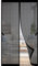 Zanzariera Magnetica 290 x 300 cm Apertura e Chiusura Silenziosa Zanzariera con Nastro Magico Adatto a Bambini e Animali Domestici, Nero