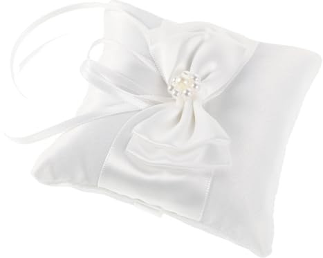 TINEASUR Ringträgerkissen Für Die Hochzeit Elegantes Ringkissen Hochzeitszeremonie Ringhalter Hochzeitsaccessoires Brautringträger Hochzeitsdeko