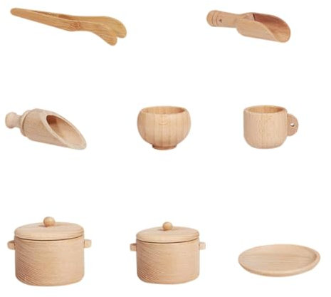 Toddmomy 1 Set Tableware Set for Kitchen Playset Safe and Play House Tools for Day Birthdays and Holidays