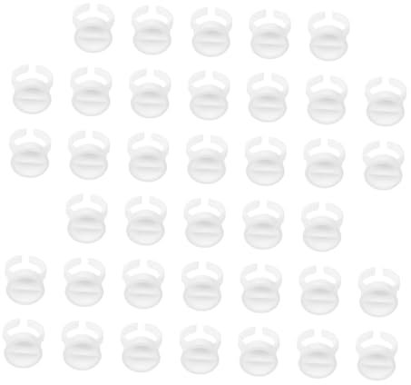 FOYTOKI 500pièces Gobelets à Pigments à Compartiments Lot Pour Greffe De Cils Et Colle