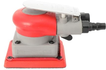 TABODD 10000U/min Druckluft Schwingschleifer, Air Square Orbit Finishing Sander Pneumatische Schleifmaschinen Große Winkelschleifer, Luft-Exzenterschleifer für Autokarosserien, Holzbearbeitung