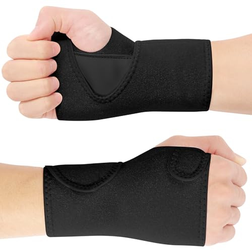 ACWOO 2 Stück Handgelenk Bandagen, Handgelenkstütze, Atmungsaktive Handgelenkschiene Handschiene Damen und Herren, Bandage Handgelenk für Tendinitis,Arthritis,Verstauchungserholung