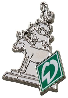 SV Werder Bremen Pin Stadtmusikanten – Offizieller Werder Fanartikel – Metall Anstecknadel Fußball Bundesliga – Bremen Souvenir & Geschenk für Fans