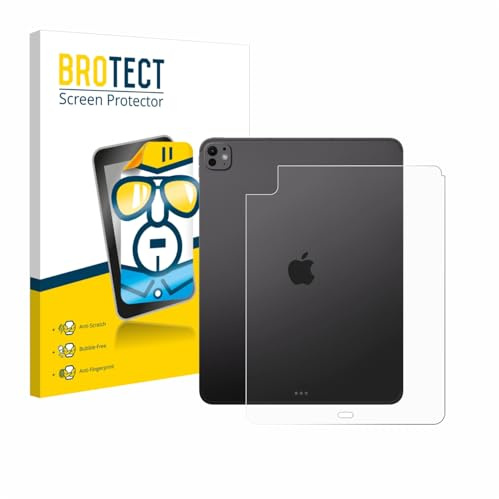 BROTECT Schutzfolie für Apple iPad Pro 13 2025 | (Rückseite) Transparenter Displayschutz Made in Germany Klare Displayschutz-Folie Clear Einfache Montage Case-Friendly