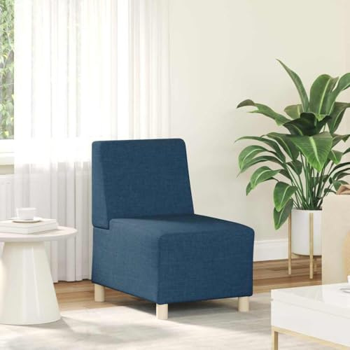 Frdhee Bodensofa, Sofas Couches, Wohnzimmer Sofa, Modulares Sofa ohne Armlehnen Blau 55 cm Stoff, Polstersofa Couch für Wohnzimmer, Büro, Jugendzimmer, Stabil