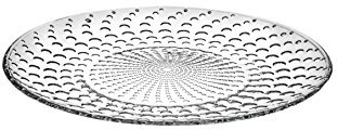 RCR 26039020006 Galassia Luxion Crystal Glass Plates, Cake Plate, Dessert Plate, Decorative Centrepiece Plate, Set of 4