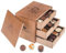 CHOCOLISSIMO - Pralinen Geschenk - Schokolade Geschenk - mit Alkohol - 30 edle Pralinen in Holzbox mit Blumenmotiv - Geburtstag Geschenk für Frauen, Mama, Freundin, Oma - Valentinstag, Renteneintritt