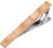 PiercingJ 1 Stück Herren krawattenklammer krawattennadel Hochzeit Business Tie Clip für Krawatte aus Metall Holz, 58 * 6mm (#04)