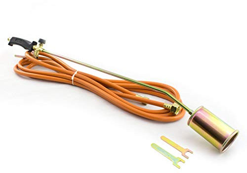 BDLLMDES 58KW Gasbrenner Dachbrenner Brenner Anwärmbrenner Metall Gold 25kg