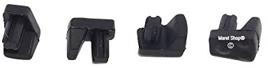 Marel Shop® - Kit 4 Pezzi Gommini Supporto Antiscivolo per Griglia Piano Cottura compatibile con Ariston Indesit per Modelli: GOA6423/WH - GOF7523/SB - GOF7523/WA