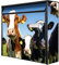 banjado® Burg-Wächter® Briefkasten mit Motiv Kühe/Briefkasten ohne Zeitungsfach 32x36x10 cm groß/Briefkasten mit Namensschild A4 Einwurf inkl. Montagematerial & 2 Schlüsseln