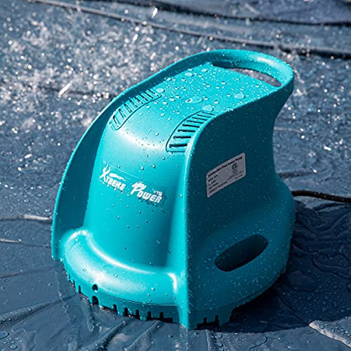 XtremepowerUS 300W 1/3HP Pool Cover Pompa Automatica Piscina Copertura Pompa Sommergibile Motopompa, blu