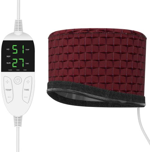 casque chauffant cheveux avec écran LCD avec Contrôle de Température et Minuteur, casque vapeur cheveux ajustable, casque chauffant cheveux afro, bonnet chauffant cheveux soin, bonnet chauffant