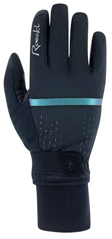 Roeckl Watou Damen Winter Fahrrad Handschuhe lang schwarz/grün 2023: Größe: 7.5