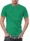 NetSetUK Men's Value Weight Short Sleeve T-Shirt Plain Crew Neck 100% Cotton Summer T Shirts for Men UK Size (S to XXL) Kelly Green