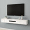 Tv Lowboard - Tv Schrank Hängend - Wandmontage TV-Schrank, 120 Cm TV-Ständer, Wandmontiertes TV-Lowboard, TV-Ständer Für Medienkonsole, Entertainment-Center, WLAN-Router DVD-Aufbewahrungsregal ( Color