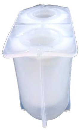 Molde de silicona para macetas en forma de U, para suculentas, hormigón, jarrón, yeso, cemento, arcilla, soporte para plantas, moldes de silicona para macetas de cemento