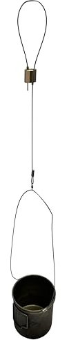 TrailGrip Hanger™ | Adjustable Size Water Bottles & Pots Bail Handle | Stainless Steel Bushcraft, Camping, Hiking Bottle Hangers | Fish Mouth Hanging Spreader | Bottle Hanging Hook System