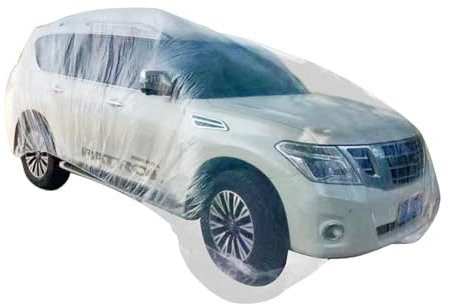 Bâche de Voiture, en polyéthylène, imperméable, Protection Contre la Pluie, Le Sole, la poussière, Les intempéries, Pliable, pour berline et Break, 380 x 660 cm