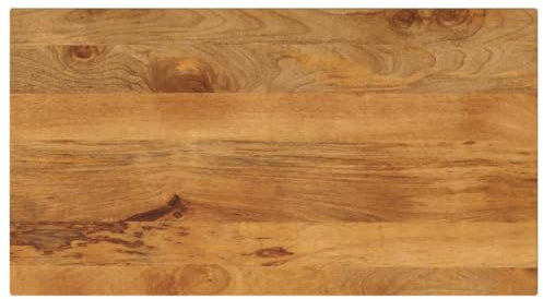 vidaXL Tischplatte 110x70x3,8 cm Rechteckig Massivholz Mango