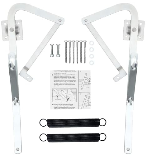 55-2 Attic Ladder Hinge Arms with Springs for Werner Attic Ladders | Compatible with Werner Mk5, WU2210, W2208, W2210, Suitable for Werner Attic Ladders Made After 2010, Heavy Duty Material
