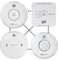 Wireless Whole House Fire Alarm Pack - Mains Smoke Alarm, Battery Smoke Alarm, Heat Alarm, Carbon Monoxide Alarm - Covers 2 Storey Home