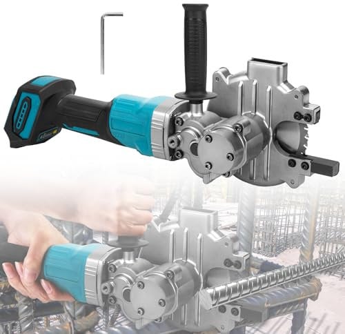 Machine Electrique de Coupe de Boulons Compatible avec la batterie Makita 21v, coupe - barres électrique vitesse de coupe 4-5S (batterie non incluse)