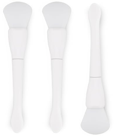 BIRLOZA Lot De 3 Pinceaux Applicateurs En Silicone Masque Facial Spatule Masque Facial Applicateur De Soins De La Peau pour Boue Du Visage Masque D'argile Bricolage Masque