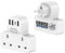 Cruise Approved 7-in-1 Travel Adapter – Non Surge for Cruise Ships – 4 USB Ports and Night Light – Works on P&O, Marella, MSC, Carnival, Princess, NCL, Disney, Fred Olsen – Cruise Essential (EU Plug)