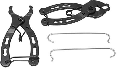 Baxnore 4PCS 2 in 1 Steel Chain Link Plier, Rustproof Cycle Chain Link Pliers, Chain Link Opener Closer, Missing Chain Link Opener Closer for Cycling