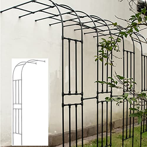Halbe Rosenbogen Rankhilfe Rankhilfe Spalier für Gartenpavillon und Hochzeitsdekoration
