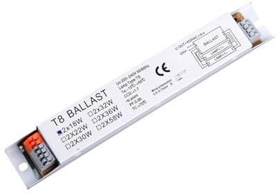 ZMZYELPECB T8 2x18/30/58W Ballast électronique Compact Tube instantané Lampes de Bureau Ballasts fluorescents for Fournitures de Bureau à Domicile(T8 2x18w)
