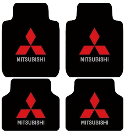 CAOXINZI 4 Stück Autofußmatten Automatten Autoteppich für Mitsubishi Colt Z30 2008-2012, Auto Fußmatten Teppich Matten Set, rutschfeste Schutzpolster für Vorne + Hinten Auto Zubehör