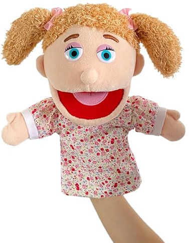 Handpuppen, Handpuppen für Kinder, Mutterpuppen, Mama, Papa, Bruder und Schwester, Plüschspielzeug, Puppen