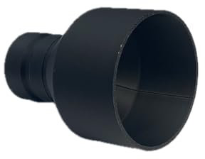 Maker Fixer Male Dust Extraction Adaptor Compatible with DeWalt AirLock, 76mm OD Outer Diameter (Male OD 76mm (3))