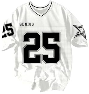 BEAUDRM Men's Number Graphic Jersey T-Shirt Short Sleeve V Neck Loose Oversized Sports Streetwear White and Black Medium