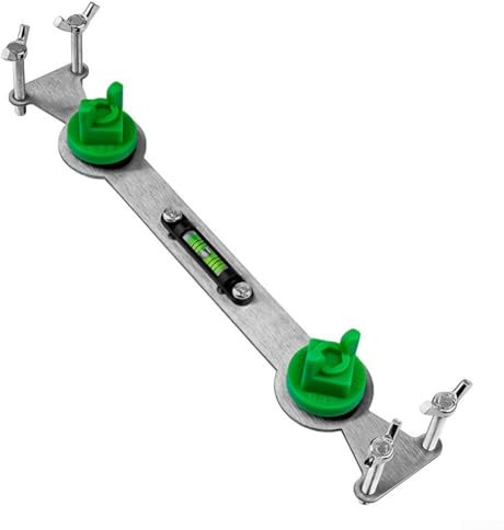 Verstellbares Rohrnivellierwerkzeug für Sanitärarbeiten mit einer Wasserwaage für genaue Ausrichtung von Duschköpfen und Armaturen