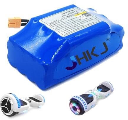 JHKJ 36V 2400mAh 3000mAh 3600mAh 4400mAh Electric Scooter Battery Rechargeable Hoverboard Lithium Li-Ion Battery for Electric Self-Balancing Scooter,36V,3600mAh