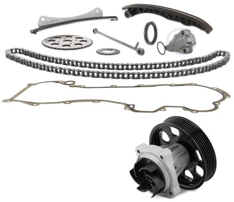 KIT DISTRIBUZIONE SKF CON CATENA MODIFICATA RINFORZATA + POMPA ACQUA PER MITO PANDA PUNTO 500L 1.3