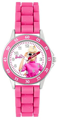 Barbie Fille Analogique Quartz Montre avec Bracelet en Silicone BAB9003 AMZ