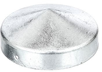 EisenRon Capuchon de poteau Forme ronde 80 mm, avec 2 vis