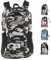 4Monster Faltbarer Rucksack Ultra Leicht, Unisex Tagesrucksack Outdoor, Wasserdichter Wanderrucksack für Camping Wandern Reisen Sport Klettern Radfahren (Tarn-Armeegrün, 16L)