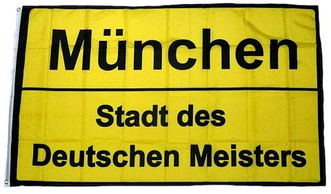 Fahne Flagge München Stadt des Deutschen Meisters 90 x 150 cm