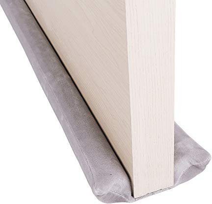 VISEMAN 36 Inch Under Door Draft Stopper-Twin Door Draft Blocker Guard, Double Sided,Machine-Washable