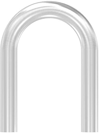 Fenau - Bogen 180° - zum Schweißen - aus Rundrohr: Ø 42,4x2,6 mm - Material: V2A (Edelstahl) - langlebig & robust