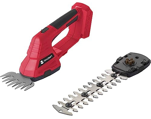 Toolcraft GBS-L118 / TAWB-200 Akku Grasschere ohne Akku, ohne Ladegerät, inkl. Gras- und Strauchsch